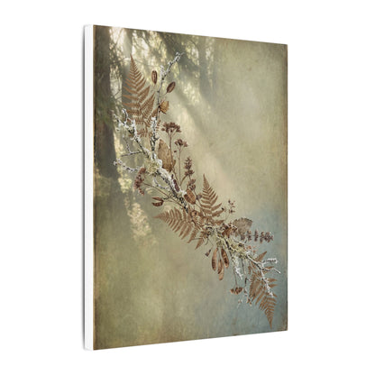 Winter Dried Flowers Forest Whimsy Canvas Art | Earthy Decor