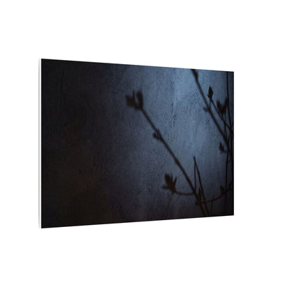 Shadow Play Canvas Art | Spring Dark Japandi Moody Minimal Art