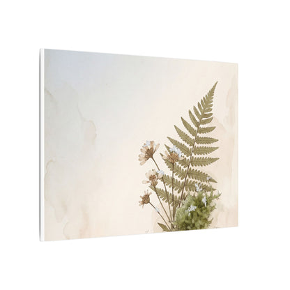 Winter Moss Close Up Herbarium Canvas Art | Enchanting Decor
