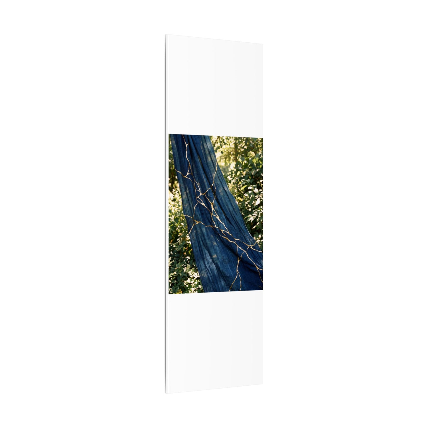 Resilient Silk Drape Canvas Art - Gold Repair Kintsugi
