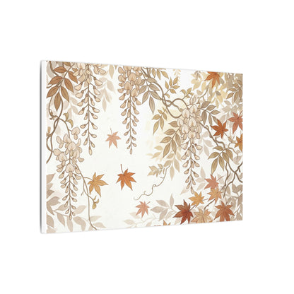 Shibui Wisteria Canvas Art - Japandi Japanese Pattern