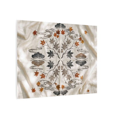 Elegant Silk Drape Canvas Art - Japanese Pattern Japandi