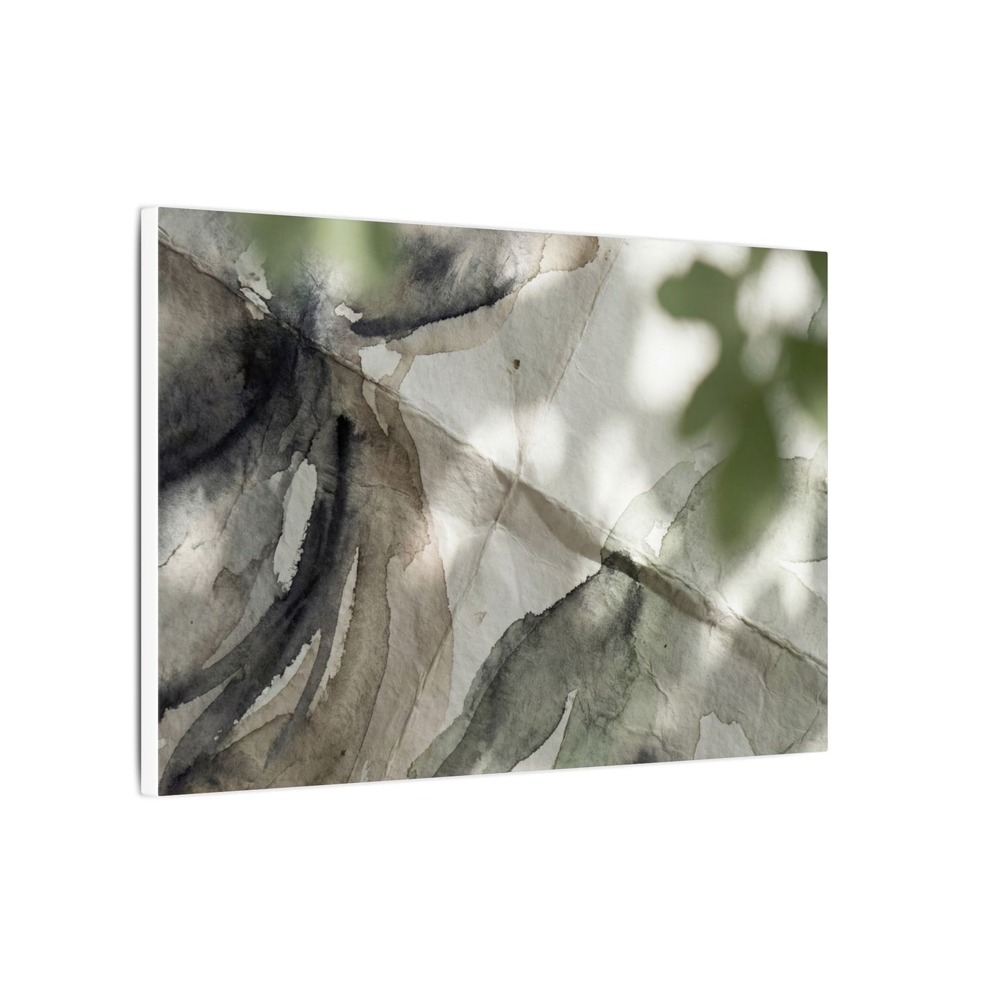 Spring Paper Fold Watercolor Canvas Art | Warm Decor