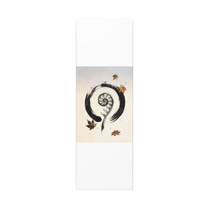 Fern Unfurling Autumn Canvas Art | Zen Peaceful Design