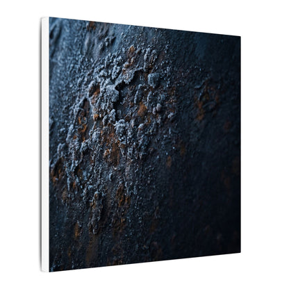 Rust Patina Canvas Art | Winter Dark Japandi Shadow Zen Art