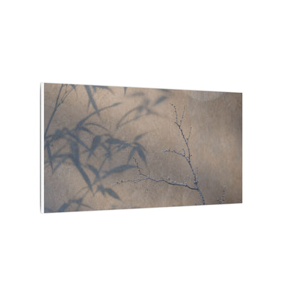 Shadow Play Canvas Art | Winter Japandi Japanese Pattern Art