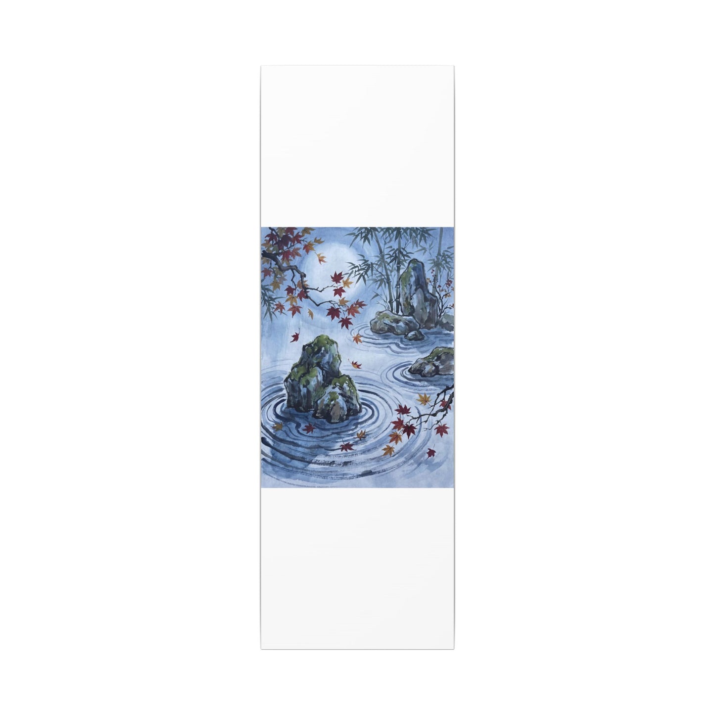 Rock Garden Autumn Canvas Art | Zen Tranquil Design