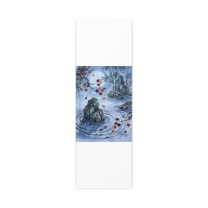 Rock Garden Autumn Canvas Art | Zen Tranquil Design