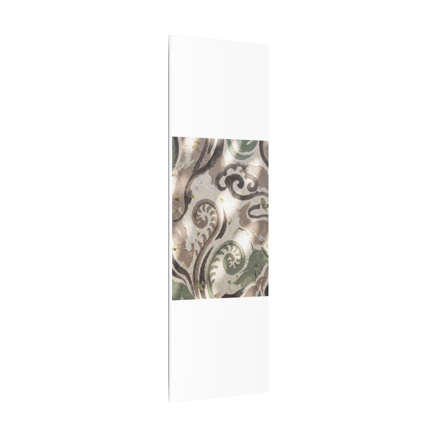 Dappled Ink Brushstroke Canvas Art - Japandi Ma