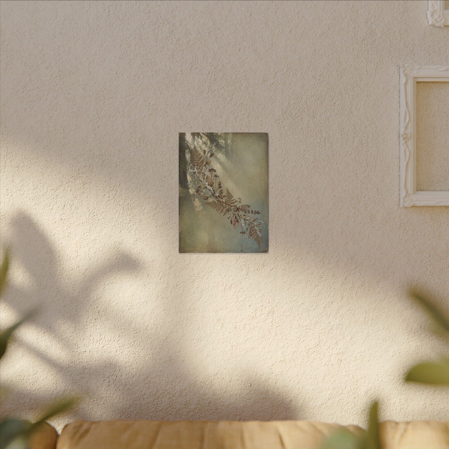 Winter Dried Flowers Forest Whimsy Canvas Art | Earthy Decor