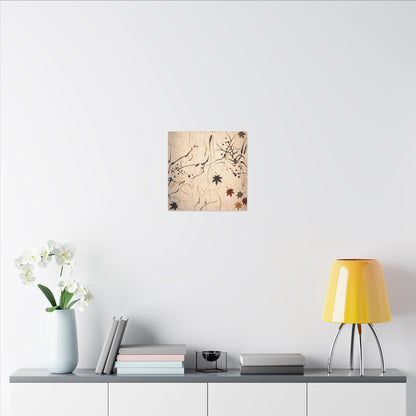 Golden Hour Shoji Screen Canvas Art - Japandi Fukinsei