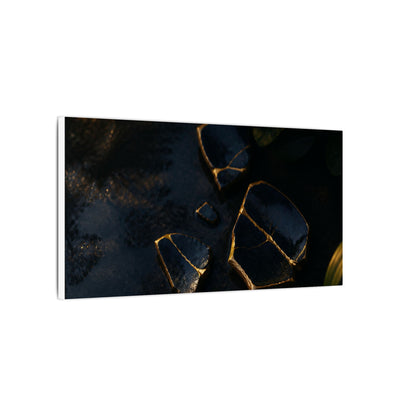 Summer Broken Pottery Moody Minimal Canvas Art | Atmospheric Decor