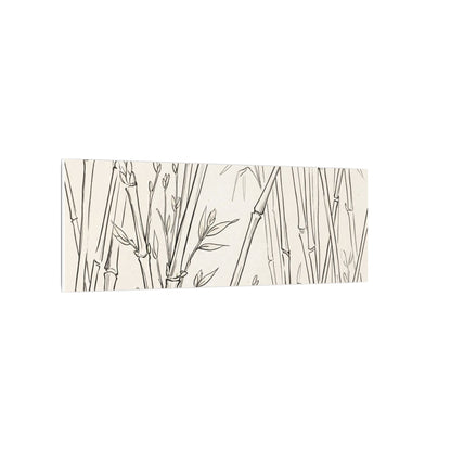 Candlelight Bamboo Grove Canvas Art - Japandi Fukinsei