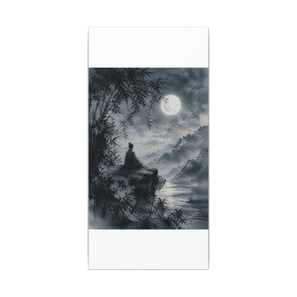 Ink Brushstroke Sumi E Canvas Art | Serene Zen Art