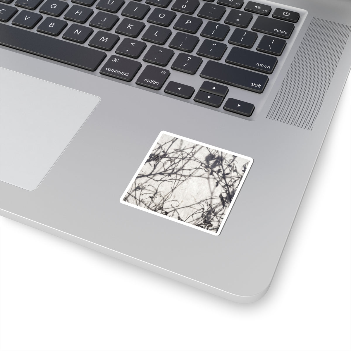 Shadow Play Sticker | Winter Japandi Japanese Pattern Art
