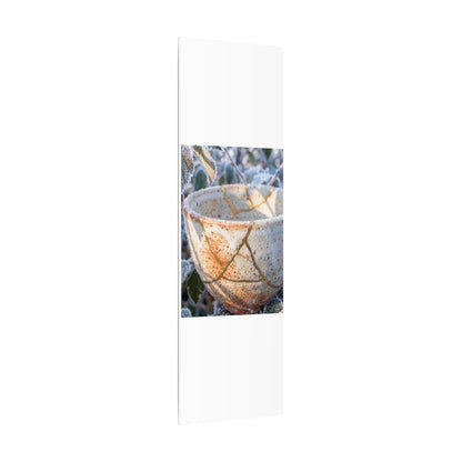 Resilient Ceramic Bowl Canvas Art - Gold Vein Kintsugi