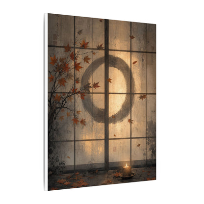 Shoji Screen Texture Canvas Art | Earthy Japandi Art