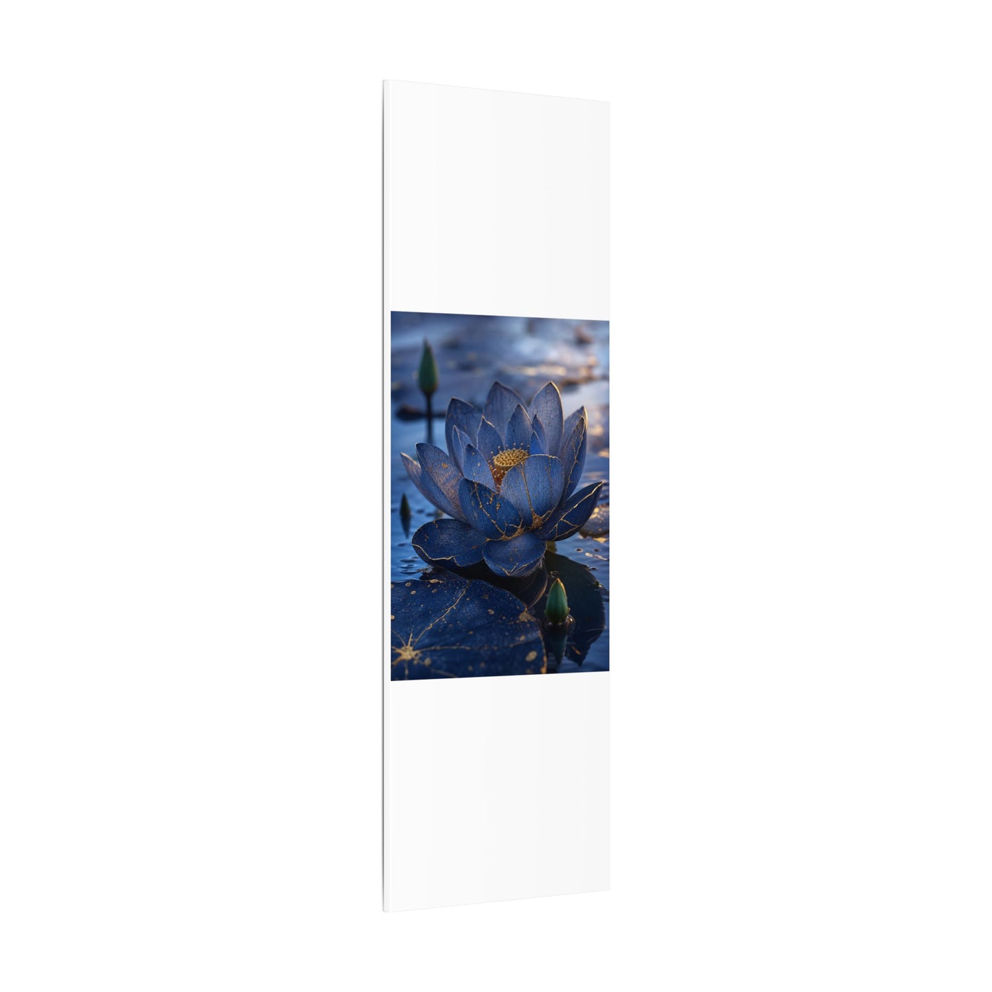 Kintsugi Lotus Flower in Dawn | Broken Beauty Canvas Art