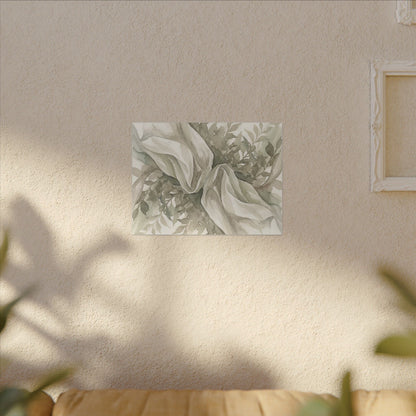 Summer Silk Drape Watercolor Canvas Art | Cozy Decor