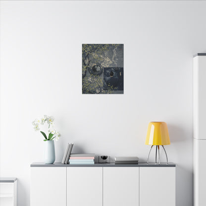 Spring Incense Smoke Ukiyo E Inspired Canvas Art | Tranquil Decor