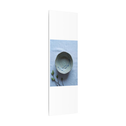 Spring Ceramic Bowl Minimal Line Canvas Art | Warm Decor