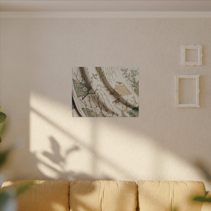 Silk Drape Canvas Art | Spring Japandi Japanese Pattern Art