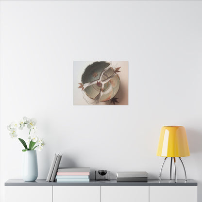Dawn Ceramic Bowl Canvas Art - Japandi Fukinsei