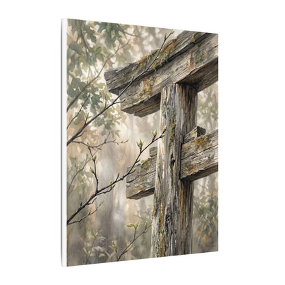 Torii Gate Spring Canvas Art | Japandi Neutral Design