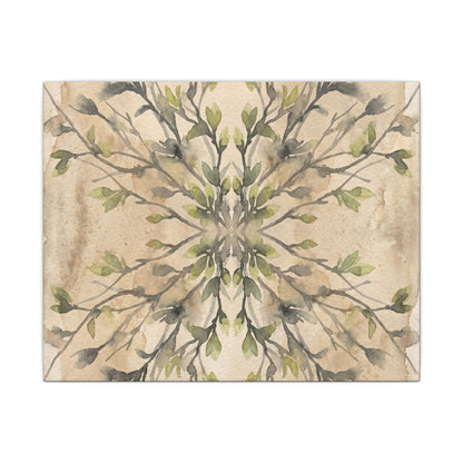 Shibui Shadow Play Canvas Art - Japandi Watercolor