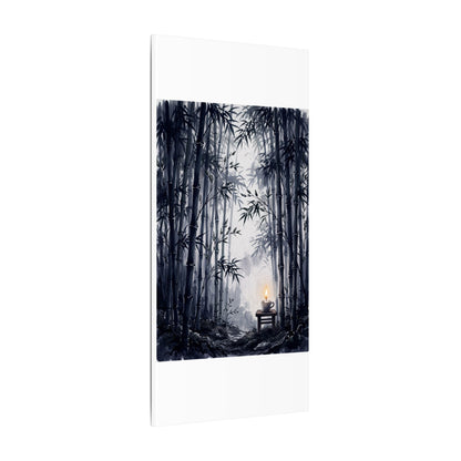 Tranquil Bamboo Grove Canvas Art - Sumi E Zen