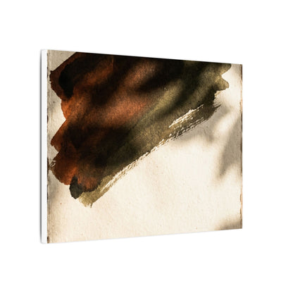 Ink Brushstroke Canvas Art | Summer Dark Japandi Moody Minimal Art