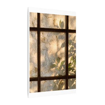 Golden Hour Shoji Screen Canvas Art - Japandi Mono No Aware