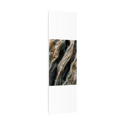 Silk Drape Winter Canvas Art | Japandi Cozy Design