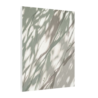 Japandi Shadow Play in Dappled | Japanese Pattern Canvas Art
