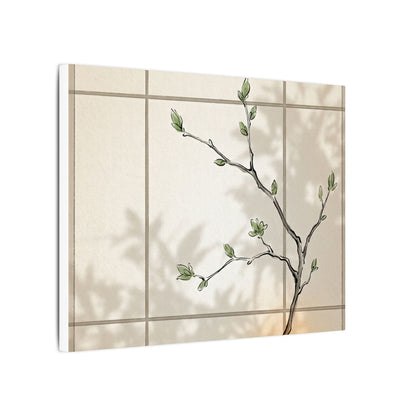 Shoji Screen Spring Canvas Art | Japandi Cozy Design