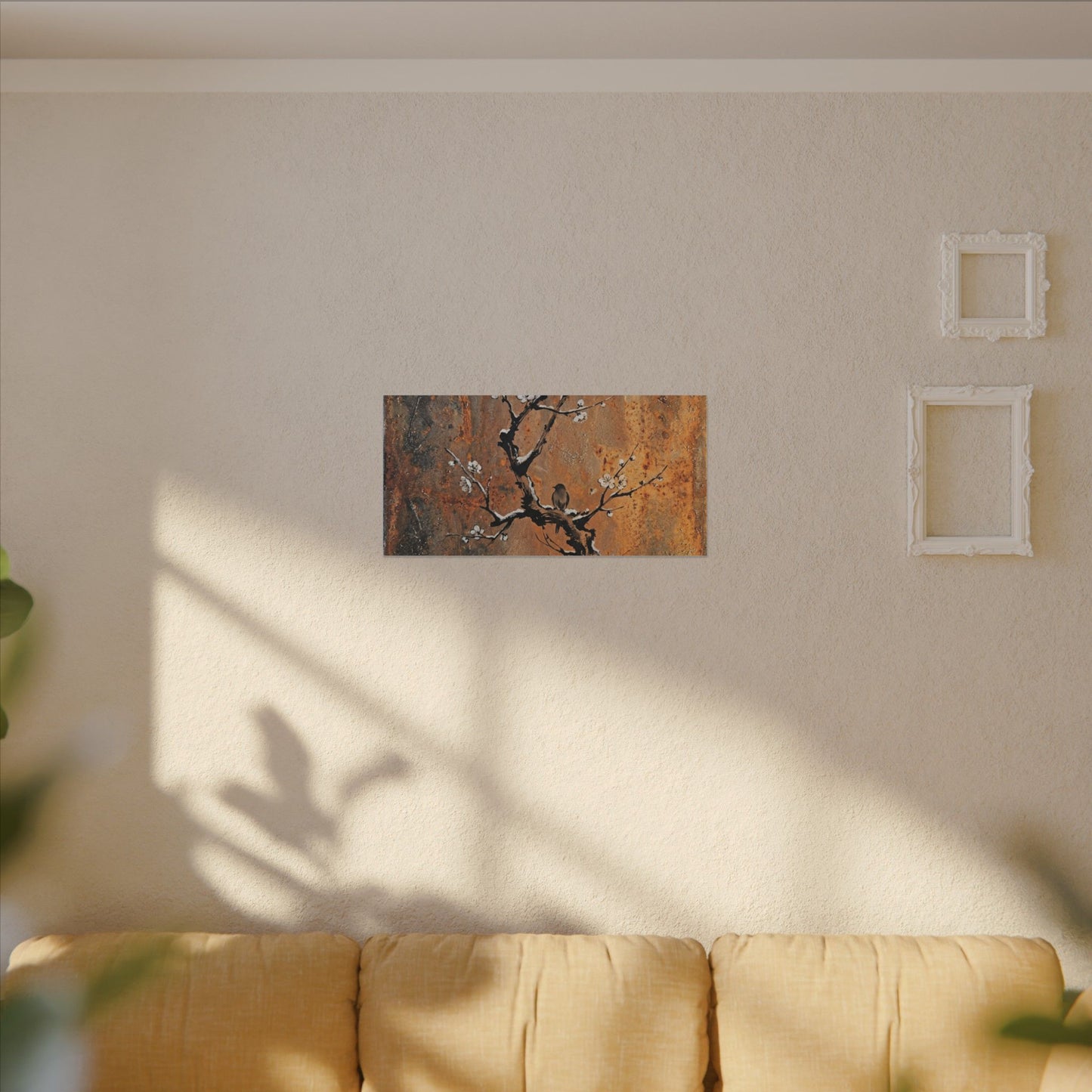 Datsuzoku Rust Patina Canvas Art - Zen Sumi E