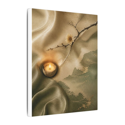 Silk Drape Japanese Pattern Canvas Art | Warm Japandi Art
