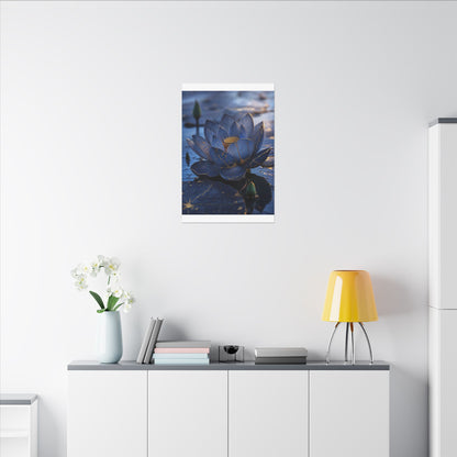 Kintsugi Lotus Flower in Dawn | Broken Beauty Canvas Art