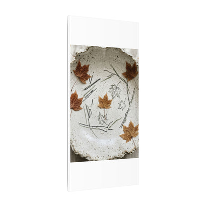 Ceramic Bowl Autumn Canvas Art | Japandi Elegant Design