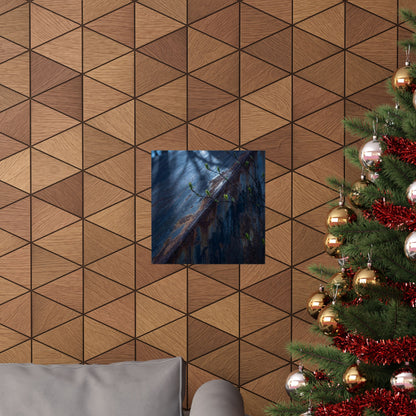Moonlight Rust Patina Wall Art Print - Dark Japandi Fukinsei