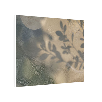 Japandi Shadow Play in Moonlight | Texture Canvas Art