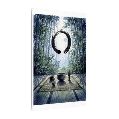 Seijaku Tea Ceremony Canvas Art - Zen Enso