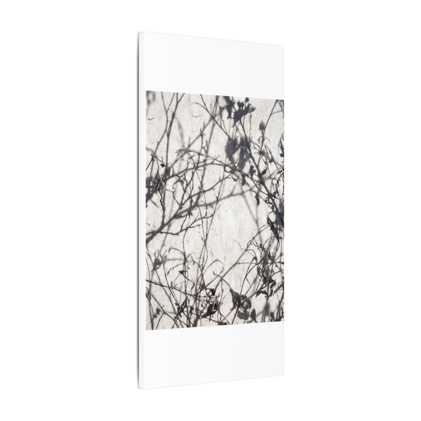 Winter Shadow Play Japanese Pattern Canvas Art | Elegant Decor