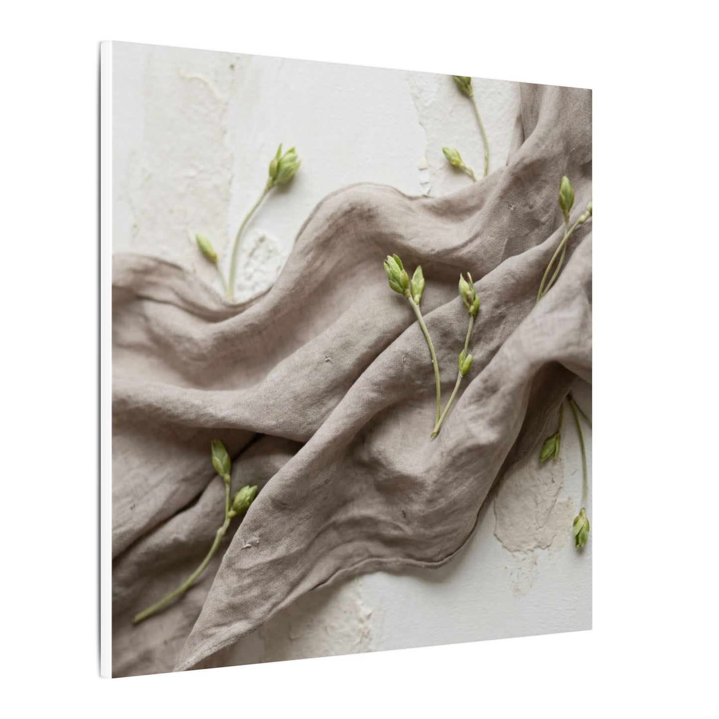 Overcast Silk Drape Canvas Art - Japandi Ma