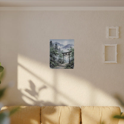 Moonlight Torii Gate Canvas Art - Zen Fukinsei
