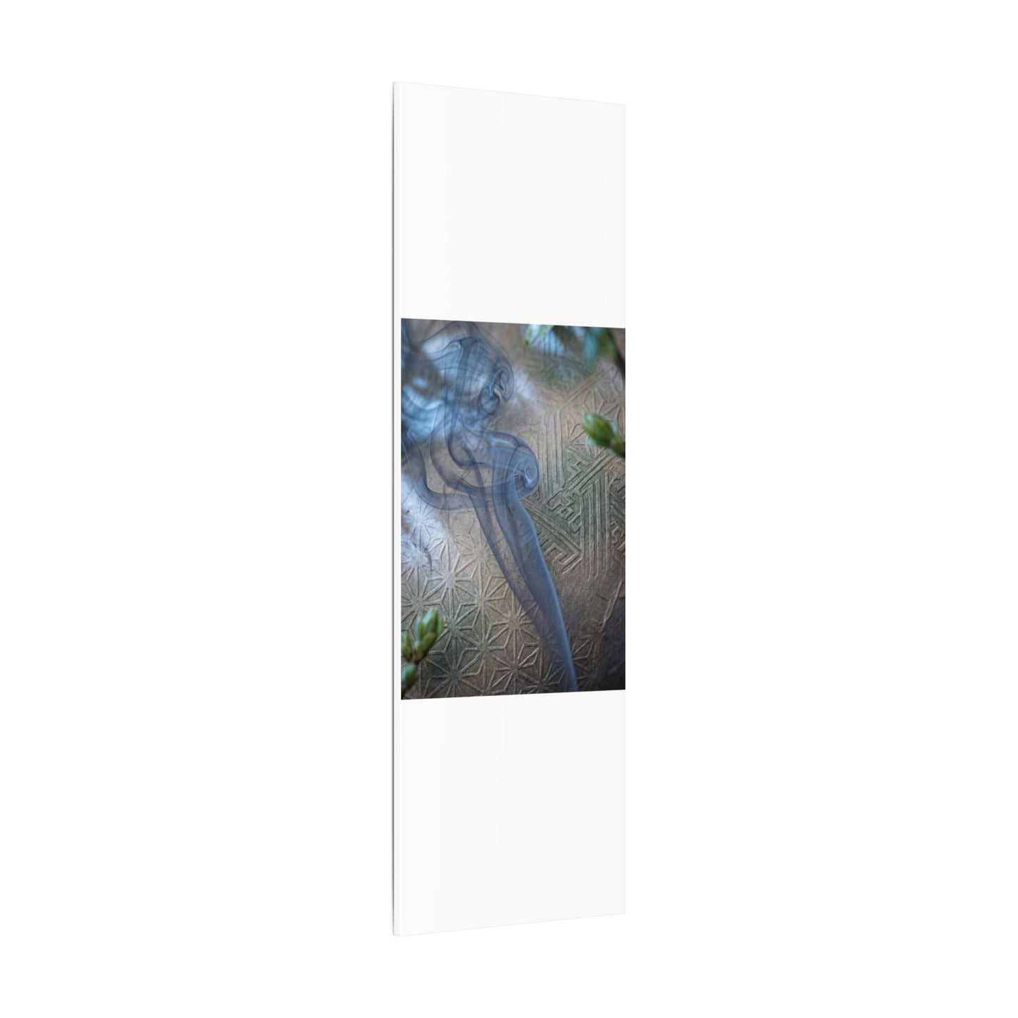 Spring Incense Smoke Japanese Pattern Canvas Art | Neutral Decor