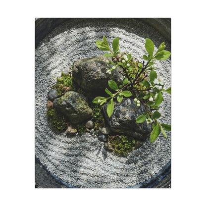 Zen Ceramic Bowl in Dappled | Karesansui Canvas Art