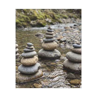 Bamboo Grove Winter Canvas Art | Zen Serene Design