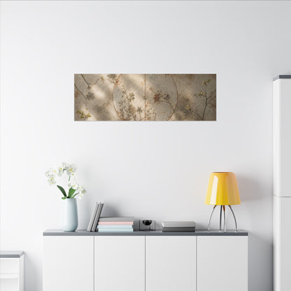 Japandi Rust Patina in Dappled | Japanese Pattern Canvas Art