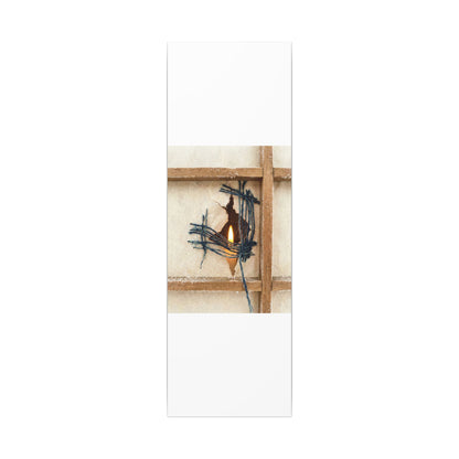 Winter Shoji Screen Broken Beauty Canvas Art | Resilient Decor